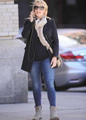 Kate Winslet in Jeans out in Tribeca