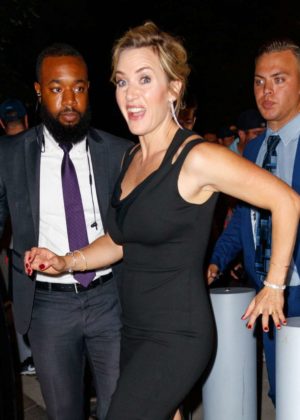 Kate Winslet - Seen arriving at Times Talk in New York