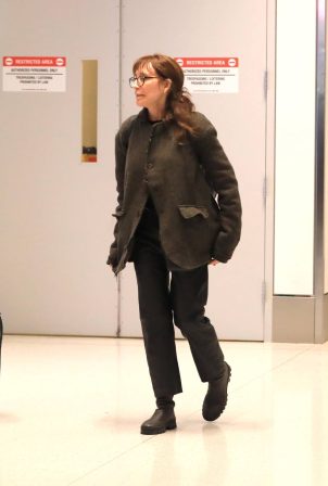 Katey Segal - Is seen at LAX