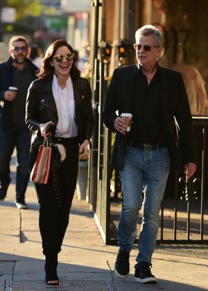 Katharine McPhee and David Foster - Shopping in Los Angeles
