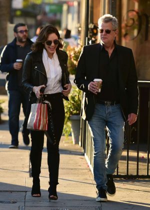 Katharine Mcphee and David Foster - Shopping in Los Angeles