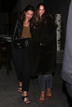 Katharine McPhee - Enjoys a night out for dinner with friends at Craig's in West Hollywood