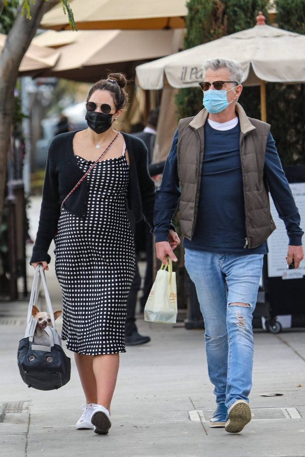 Katharine McPhee - With David Foster lunch at Il Pastaio in Beverly Hills