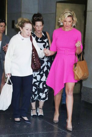 Katherine Heigl - Seen exiting NBC's Today 'Today' TV show in New York