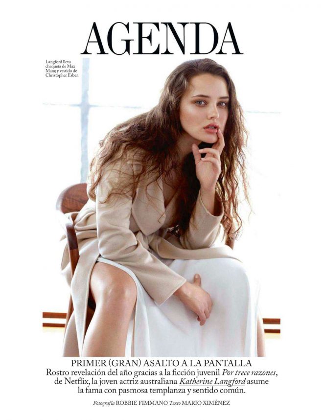 Katherine Langford - Vogue Spain Magazine (June 2018)