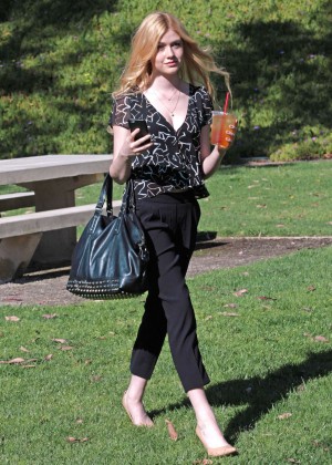 Katherine McNamara - Out and about in Culber City