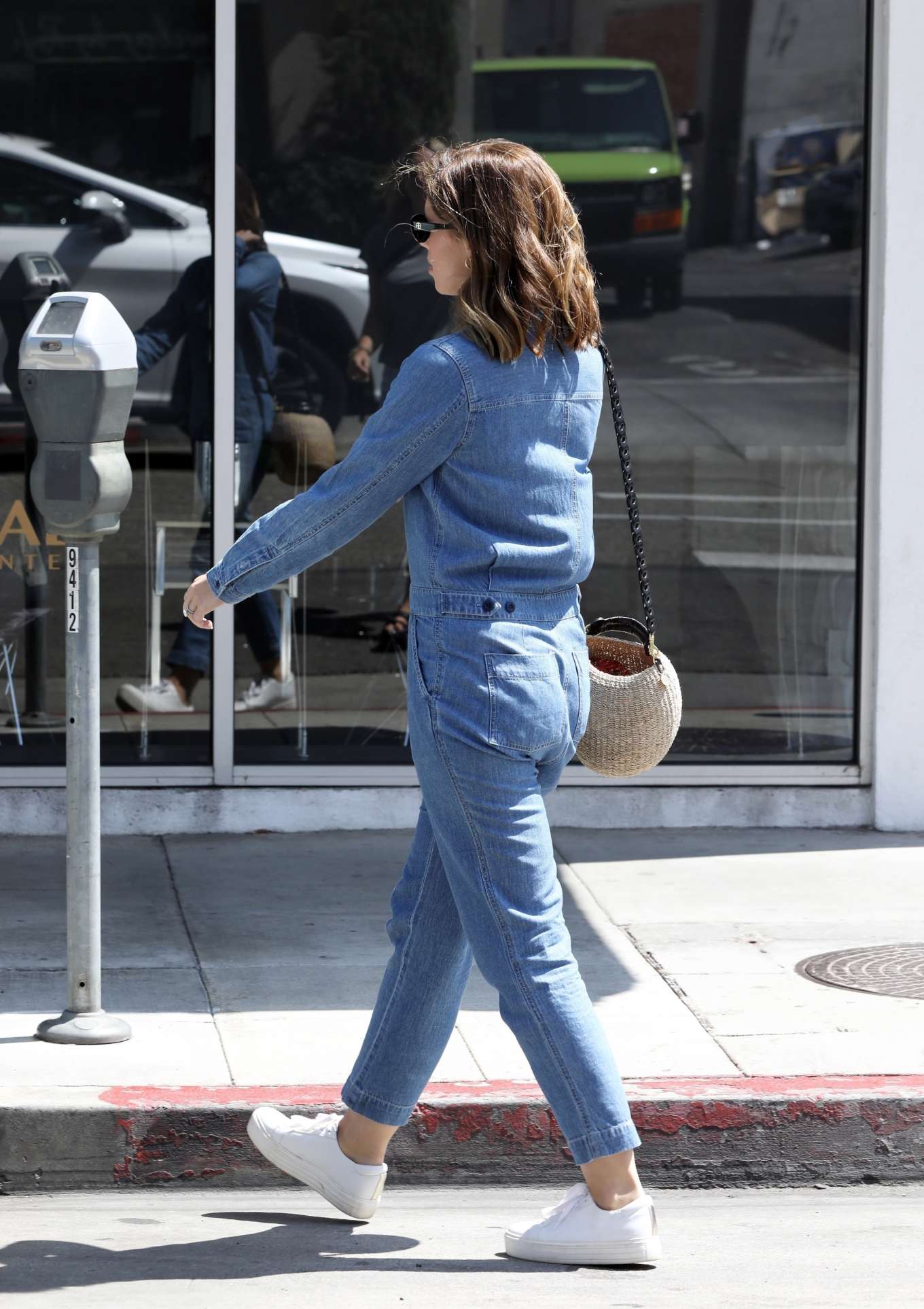 Katherine Schwarzenegger 2019 : Katherine Schwarzenegger in jeans jumpsuit leaves a pet adoption animal shelter in Los Angeles-07