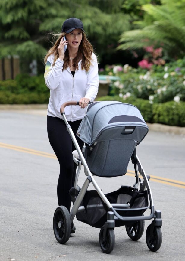 Katherine Schwarzenegger - Out for her morning walk with baby Lyla Maria in Santa Monica