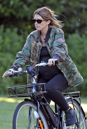 Katherine Schwarzenegger - Out on a bike ride in Los Angeles