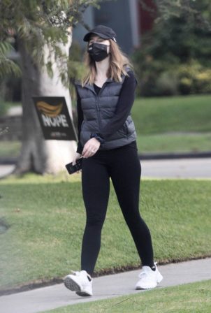 Katherine Schwarzenegger - Pictured while out for a walk in Santa Monica