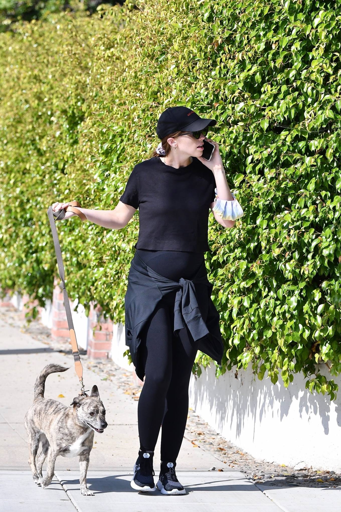 Katherine Schwarzenegger 2020 : Katherine Schwarzenegger – Walking the dog in Brentwood-02