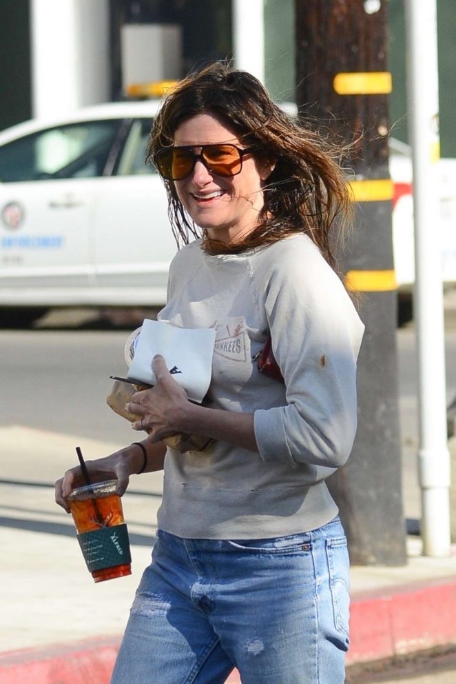 Kathryn Hahn out for coffee in West Hollywood
