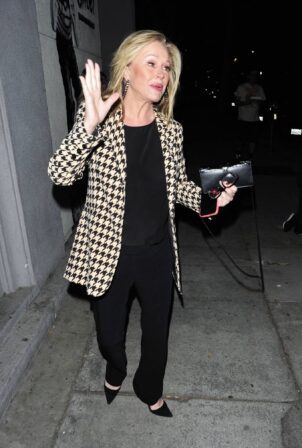 Kathy Hilton - With Rick Hilton out for date night at Craig's in West Hollywood