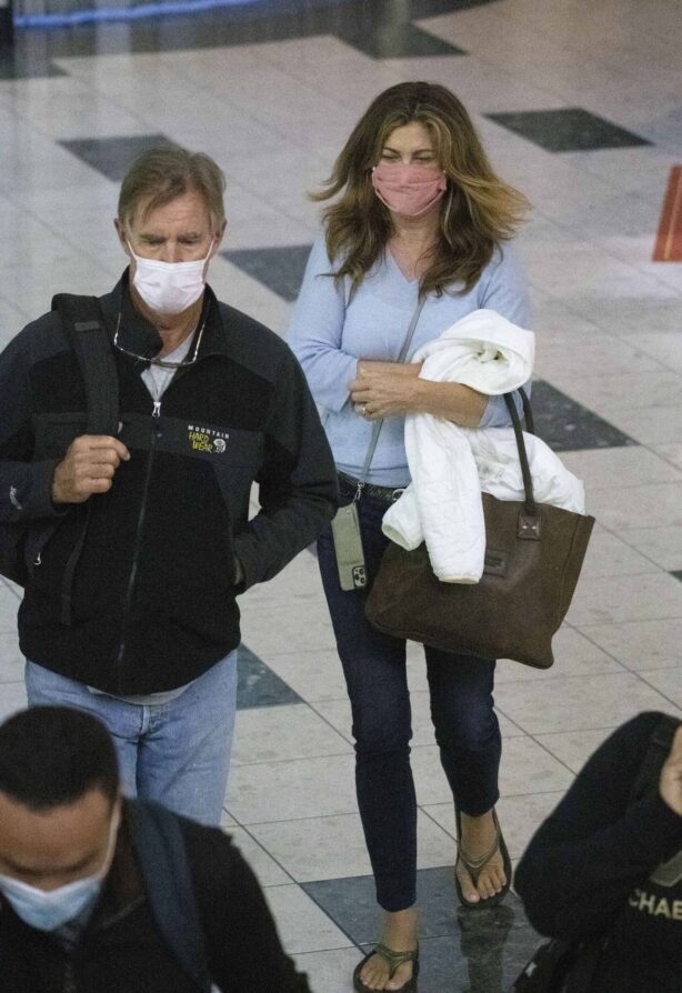 Kathy Ireland - Seen at Newark Airport in New Jersey