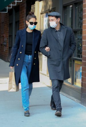 Katie Holmes and Emilio Vitolo - Out in New York