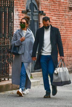 Katie Holmes and Emilio Vitolo - Out in Soho