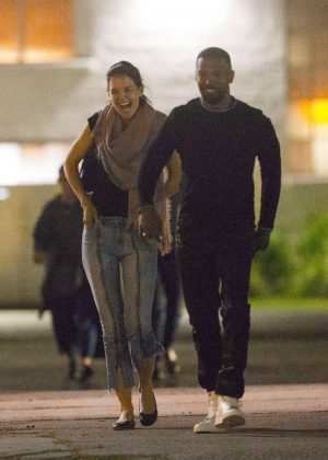 Katie Holmes and Jamie Foxx - Night out in New Orleans