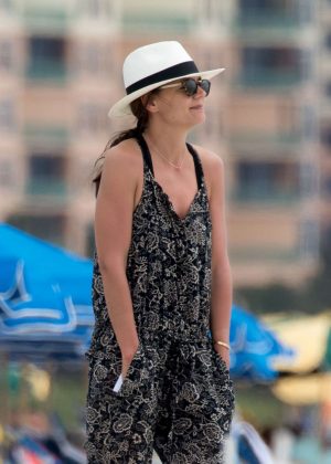 Katie Holmes at a Beach in Miami