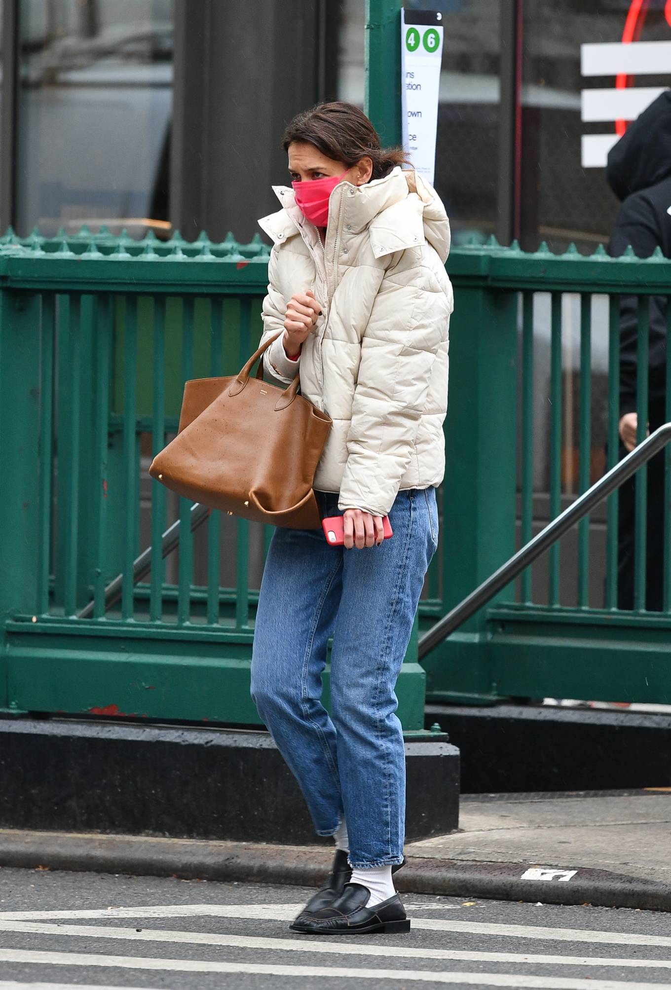 Katie Holmes 2021 : Katie Holmes – Is pictured while out in New York-06