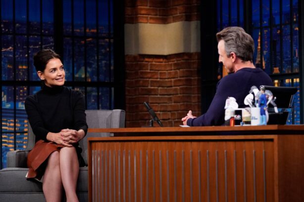 Katie Holmes - Late Night with Seth Meyers