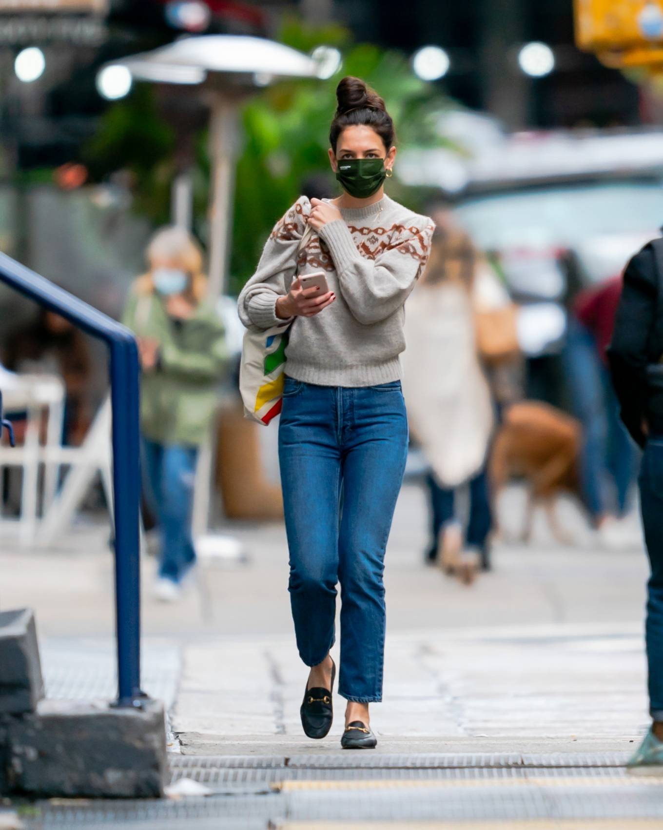 Katie Holmes - Look casual in denim while out in New York-25 | GotCeleb