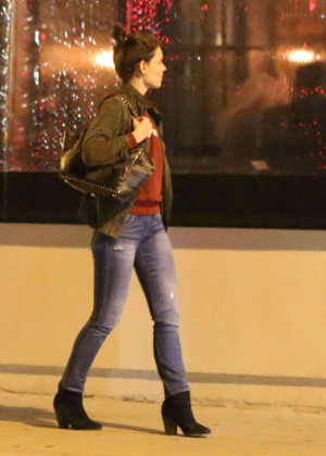Katie Holmes in Jeans Night out in Hollywood