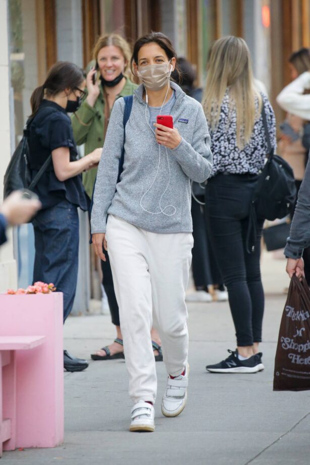 Katie Holmes - out and about in New York