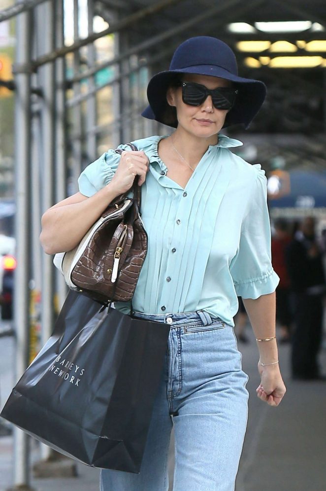 Katie Holmes out in New York City