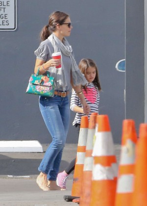 Katie Holmes out in Woodland Hills