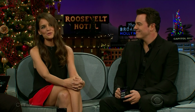 Katie Holmes - The Late Late Show with James Corden in LA