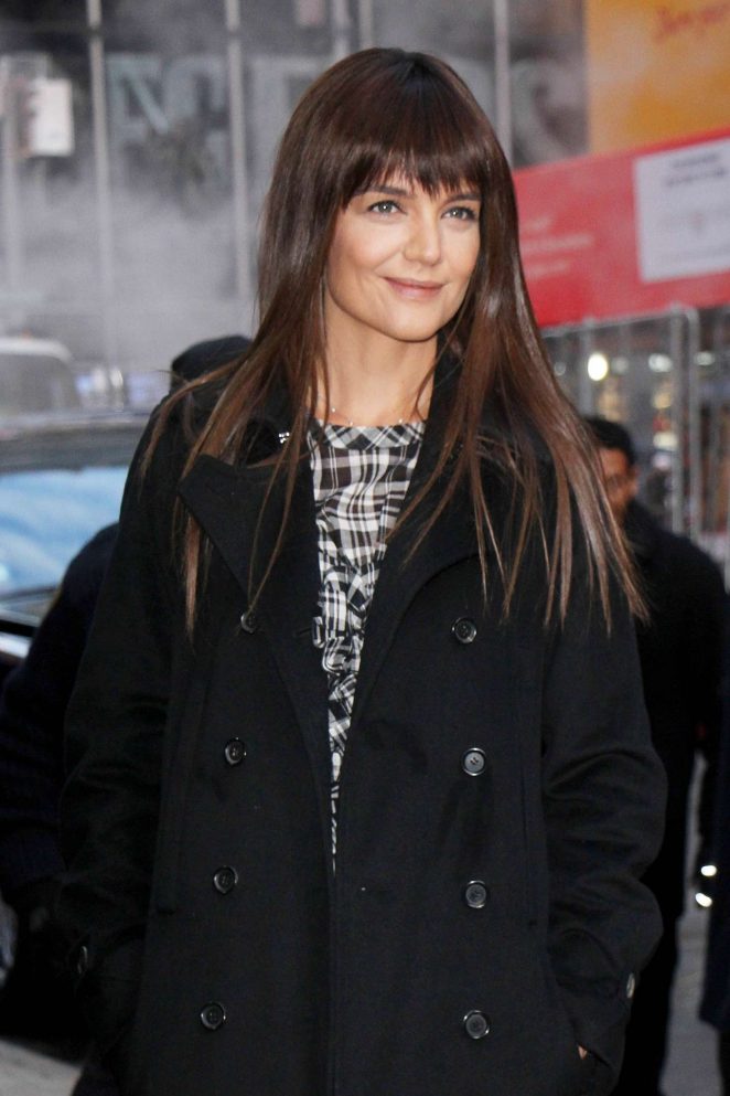 Katie Holmes - Visits Good Morning America in NYC