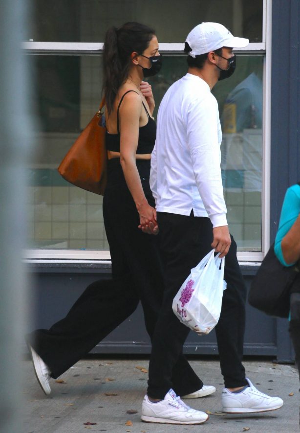 Katie Holmes with boyfriend seen out in New York