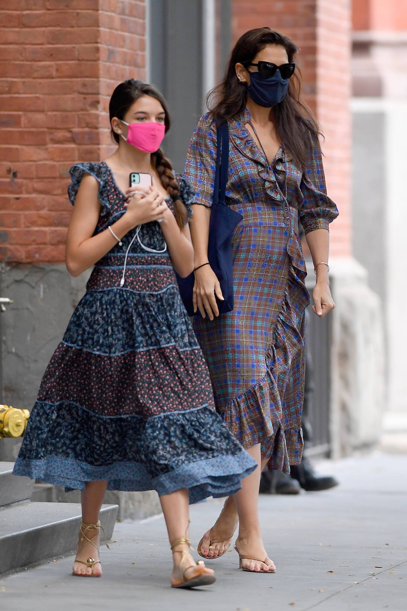 Katie Holmes – With her daughter Suri out in NYC