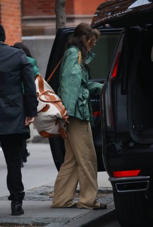Katie Holmes - With Suri Cruise out in New York