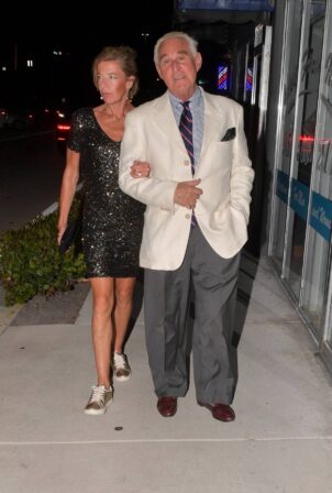 Katie Hopkins - Seen after dining in Fort Lauderdale