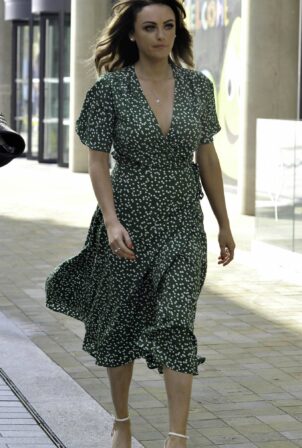 Katie McGlynn - In summer dress at BBC Breakfast in London