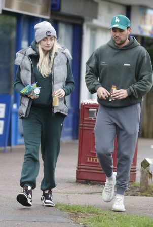 Katie McGlynn - With Ricky Rayment were spotted on Valentine's Day in Essex