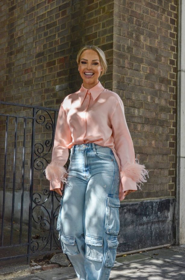 Katie Piper - Photographed on a filming break in London