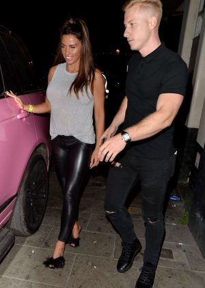 Katie Price and Kris Boyson - Out and about in Brighton