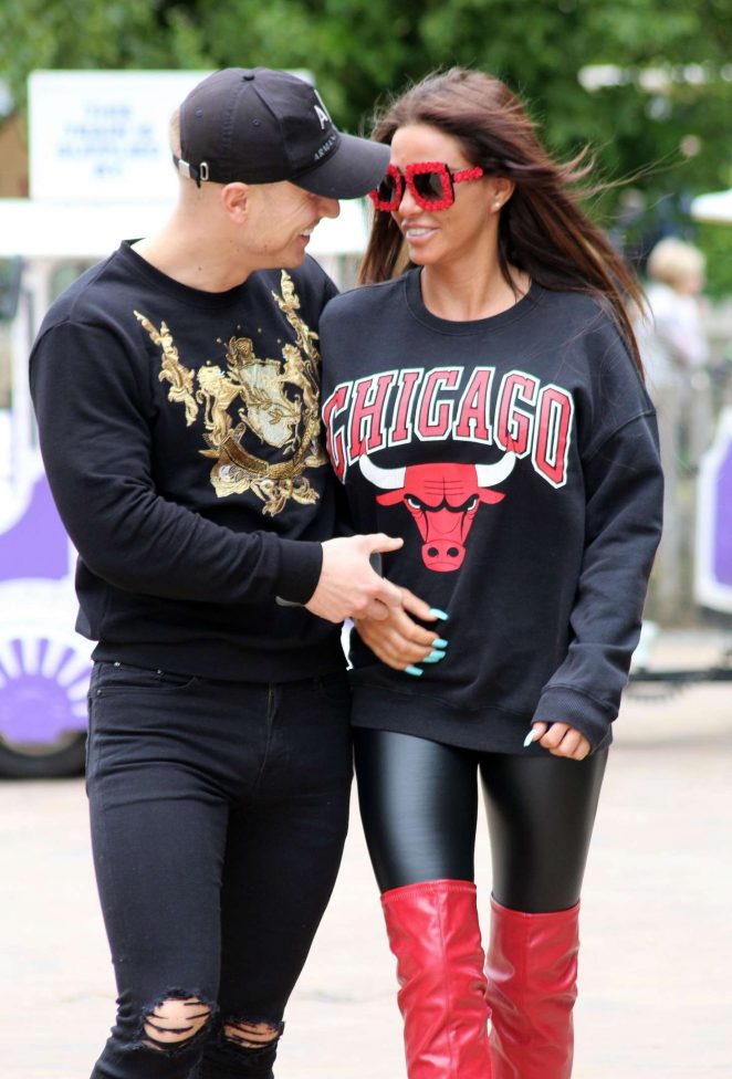 Katie Price and Kris Boyson out in London