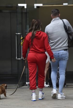 Katie Price - Seen leaving Steph's Packed Lunch TV Show in Leeds