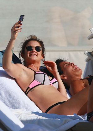 Katie Waissel in Bikini on New Year's Day in Miami