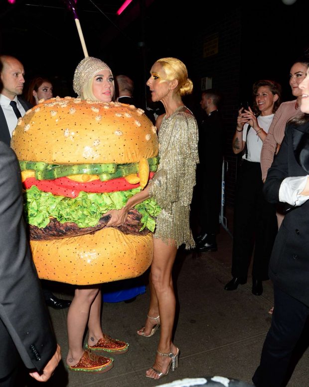 Katy Perry and Celine Dion at the Met Gala After Party in NYC