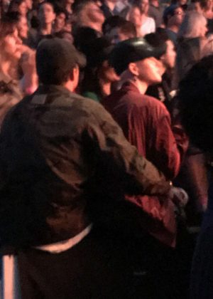 Katy Perry and Orlando Bloom at Ed Sheeran's concert in LA