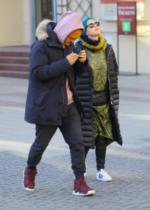Katy Perry and Orlando Bloom out in Prague