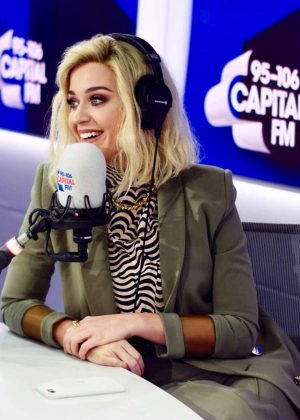 Katy Perry at Capital FM Radio in NYC