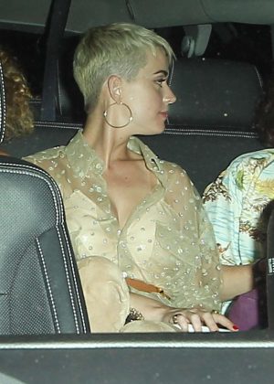 Katy Perry at Sunset Towers in West Hollywood
