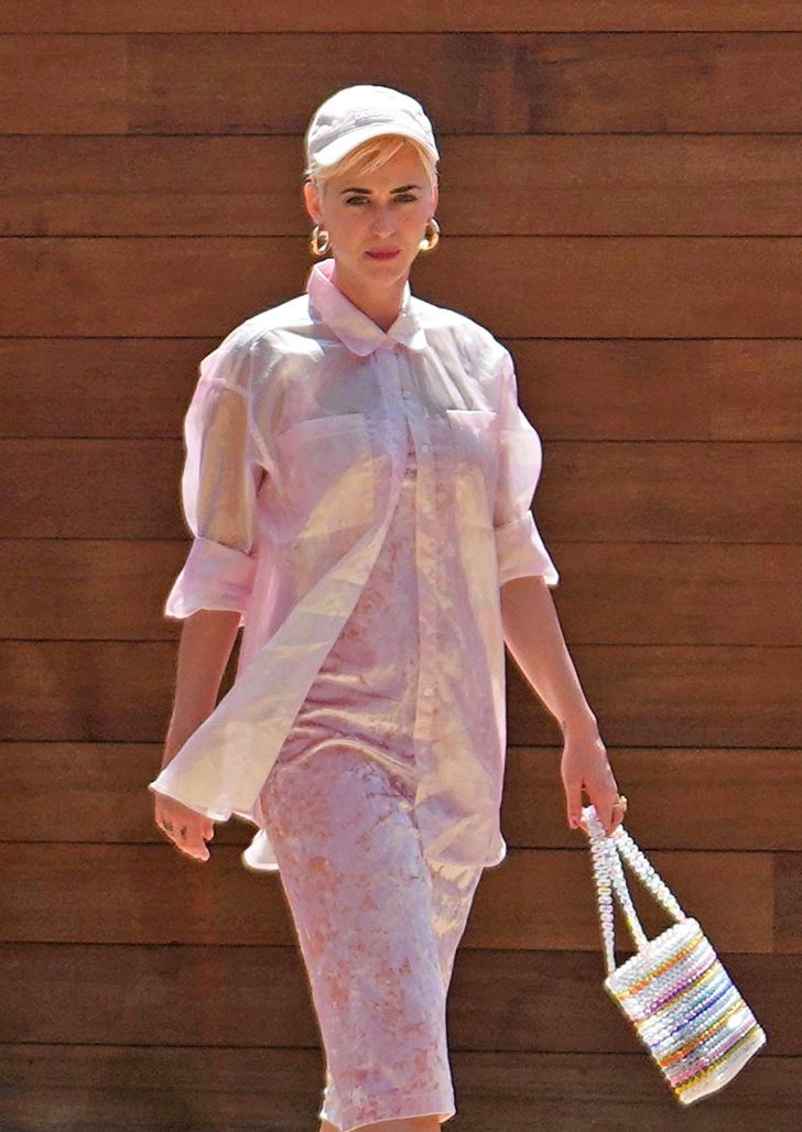 Katy Perry - Attending church service in LA