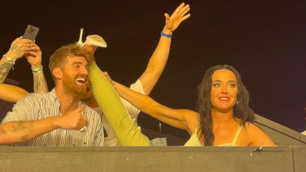 Katy Perry - With Orlando Bloom seen at The Chainsmokers concert in Las Vegas