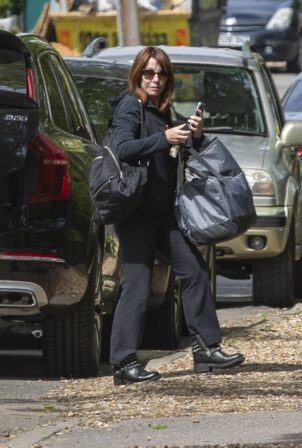 Kay Burley - Seen at her car outside her London home